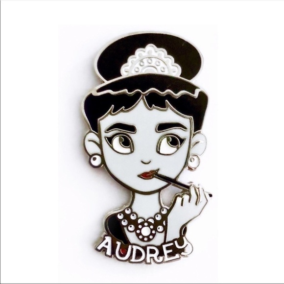 boutique Accessories - Audrey Hepburn Enamel Pin Collector